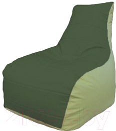 Бескаркасное кресло Flagman Бумеранг Б1.3-13 (зеленый/оливковый)