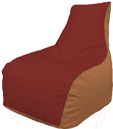Бескаркасное кресло Flagman Бумеранг Б1.3-15 (красный/оранжевый)