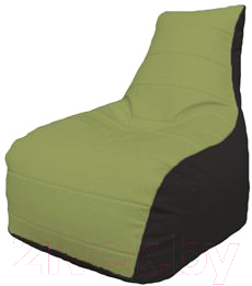 Бескаркасное кресло Flagman Бумеранг Б1.3-31 (оливковый/черный)
