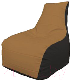 Бескаркасное кресло Flagman Бумеранг Б1.3-32 (оранжевый/черный)