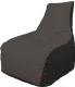 Бескаркасное кресло Flagman Бумеранг Б1.3-34 (серый/черный) - 
