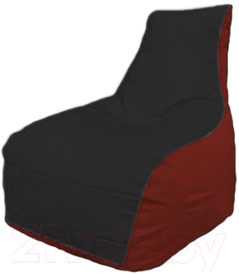 Бескаркасное кресло Flagman Бумеранг Б1.3-40 (черный/красный)