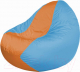 Бескаркасное кресло Flagman Classic К2.1-53 (оранжевый/голубой) - 