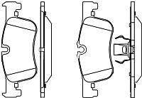 

Тормозные колодки, 0986494561
