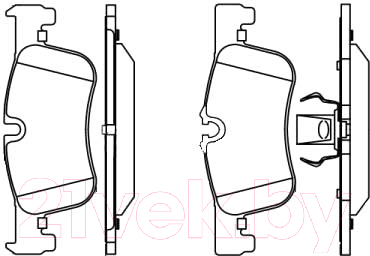 

Тормозные колодки Bosch, 0986494561