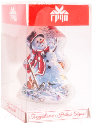 Изображение товара Елочная игрушка Грай Елочка-Снеговик Ф-84