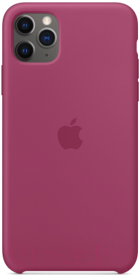 Чехол-накладка Apple Silicone Case для iPhone 11 Pro Max Pomegranate / MXM82