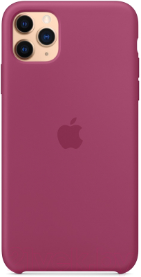 Чехол-накладка Apple Silicone Case для iPhone 11 Pro Max Pomegranate / MXM82