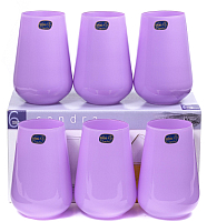 

Набор стаканов Bohemia, Crystal Sandra Purple 23013/D5124/380