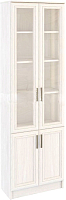 Шкаф с витриной Астрид Мебель Принцесса L-600 / ЦРК.ПРН.22 (анкор белый) - 