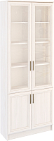 Шкаф с витриной Астрид Мебель Принцесса L-800 / ЦРК.ПРН.23 (анкор белый) - 