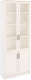 Шкаф с витриной Астрид Мебель Принцесса L-800 / ЦРК.ПРН.23 (анкор белый) - 