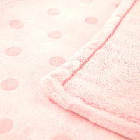 Плед для малышей ОТК Горох 100x140 / MV31364/3RO (розовый) - 