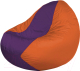 Бескаркасное кресло Flagman Classic К2.1-164 (фиолетовый/оранжевый) - 