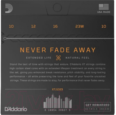 Изображение товара Струны для банджо D'Addario XTJ1023