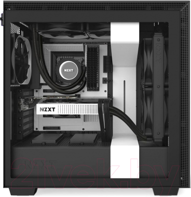 Корпус для компьютера NZXT H710 (CA-H710B-W1) (белый)