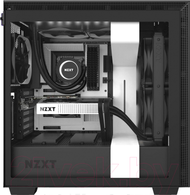 Корпус для компьютера NZXT H710i (CA-H710i-W1) (белый/черный)