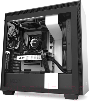 Корпус для компьютера NZXT H710i (CA-H710i-W1) (белый/черный)