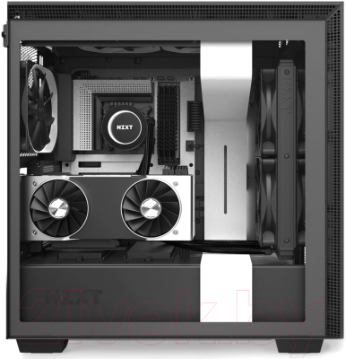 Корпус для компьютера NZXT H710i (CA-H710i-W1) (белый/черный)