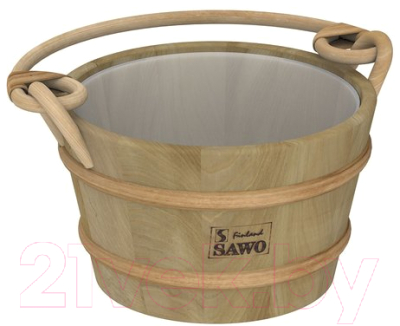 Ведро деревянное Sawo 341-D (4л)