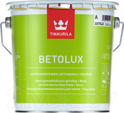 Краска Tikkurila Бетолюкс Базис A (900мл, белый)