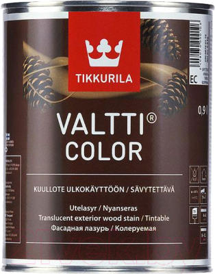 Лазурь для древесины Tikkurila Валтти Колор ЕС (900мл, бесцветный)