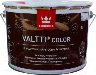 Лазурь для древесины Tikkurila Валтти Колор ЕС (9л, бесцветный)