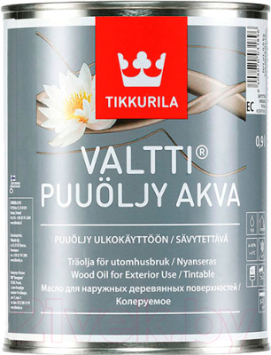 Масло для древесины Tikkurila Валтти Аква (900мл)
