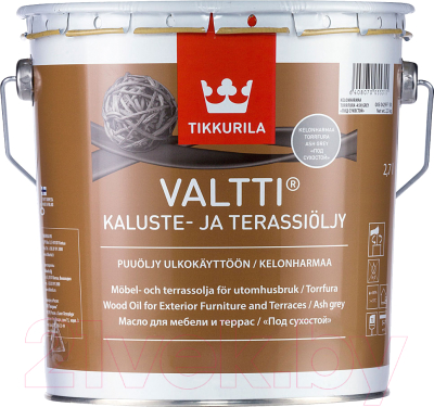 Масло для древесины Tikkurila Валтти Калусте (2.7л, коричневый)