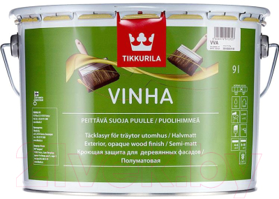 Антисептик для древесины Tikkurila Винха Базис VVA (9л)