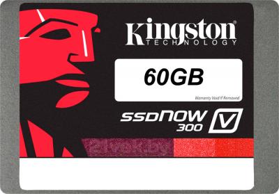 SSD диск Kingston SSDNow V300 60GB (SV300S3D7/60G) - вид сверху