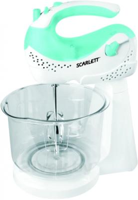 Миксер стационарный съемный Scarlett SC-1040 (White-Green) - общий вид