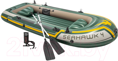 Надувная лодка Intex Seahawk-4 Set / 68351NP