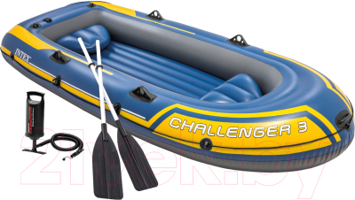 Надувная лодка Intex Challenger-3 Set / 68370NP