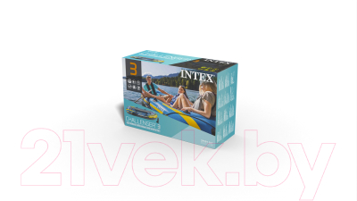 Надувная лодка Intex Challenger-3 Set / 68370NP