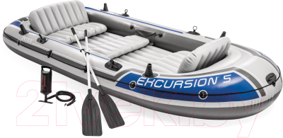 Надувная лодка Intex Excursion-5 / 68325NP