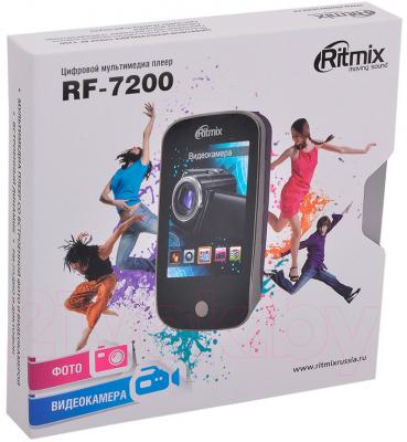 MP3-плеер Ritmix RF-7200 (8GB, черный) - в упаковке