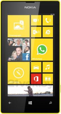 Смартфон Nokia Lumia 520 (Yellow) - общий вид