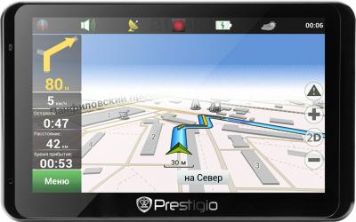 GPS навигатор Prestigio GeoVision 5850 HDDVR (PGPS5850CIS8HDDVRNV) - фронтальный вид