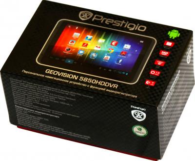 GPS навигатор Prestigio GeoVision 5850 HDDVR (PGPS5850CIS8HDDVRNV) - коробка