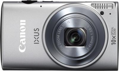 Компактный фотоаппарат Canon IXUS 255 HS (серебристый) - вид спереди