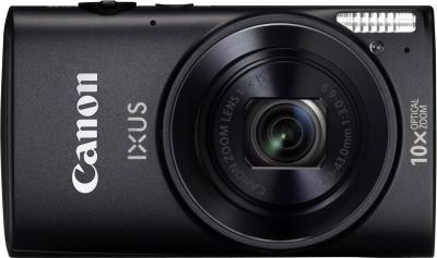 Компактный фотоаппарат Canon IXUS 255 HS (черный) - вид спереди