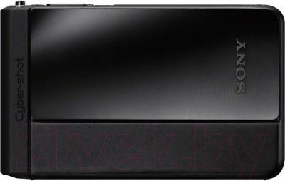 Компактный фотоаппарат Sony Cyber-shot DSC-TX30 (черный) - вид спереди