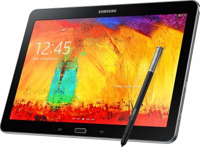 Планшет Samsung Galaxy Note 10.1 2014 Edition SM-P601 (32GB, 3G, Black) - общий вид со стилусом