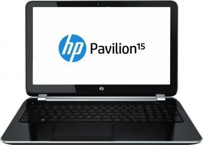 Ноутбук HP Pavilion 15-n028sr (F2U11EA) - фронтальный вид