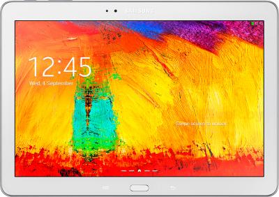 Планшет Samsung Galaxy Note 10.1 2014 Edition (32GB, 3G, White, SM-P6010ZWESER) - фронтальный вид