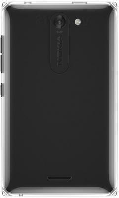 Мобильный телефон Nokia Asha 502 Dual (Black) - задняя панель