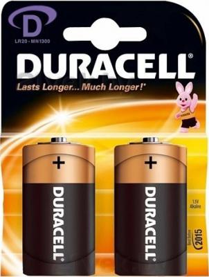 Комплект батареек Duracell Basic LR20 (2шт) - общий вид