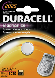 Батарейка Duracell 2025 - общий вид