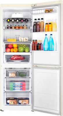 Холодильник с морозильником Samsung RB31FERNCEF/WT - камеры хранения